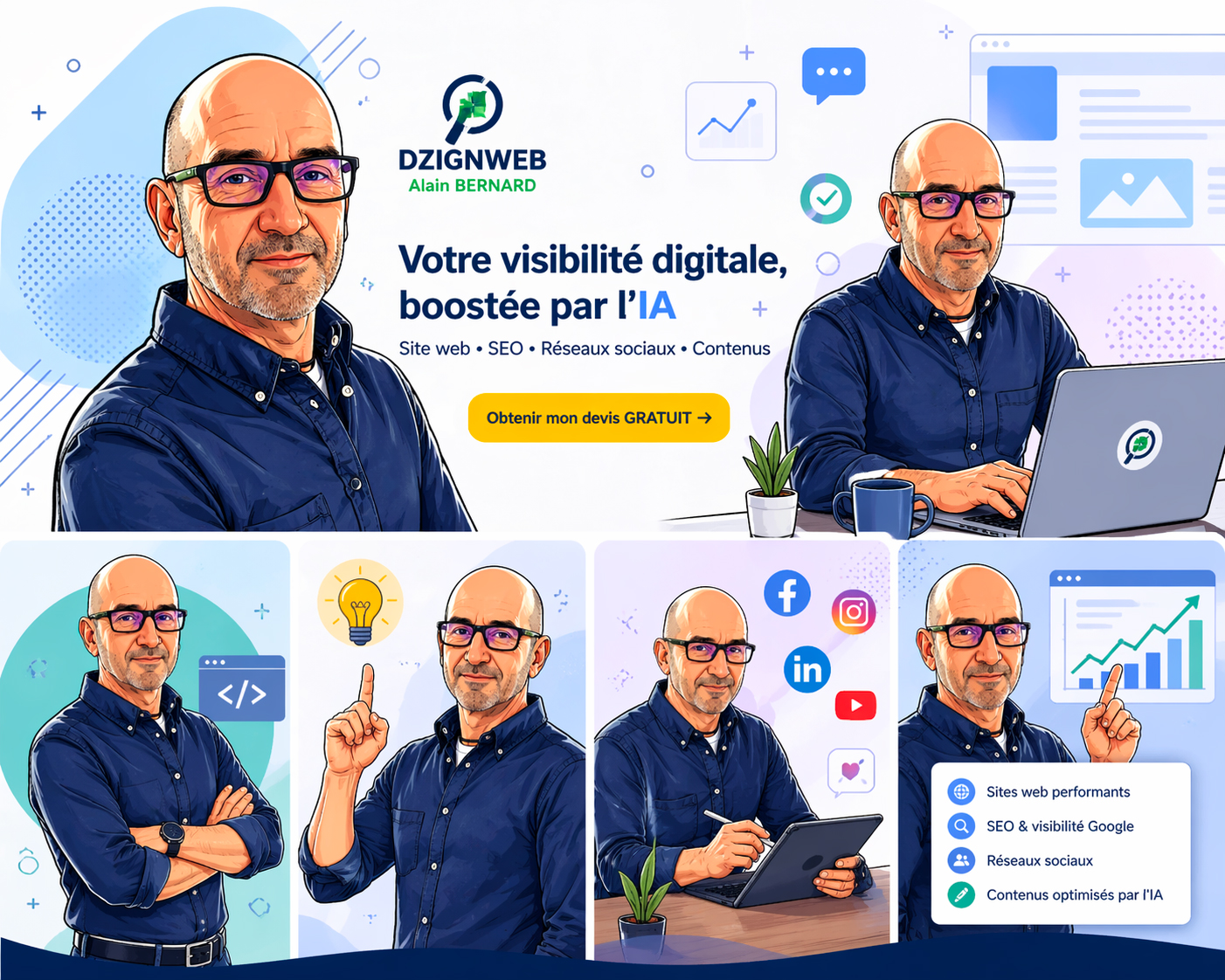 DZIGNWEB - Freelance digital et analyse de données